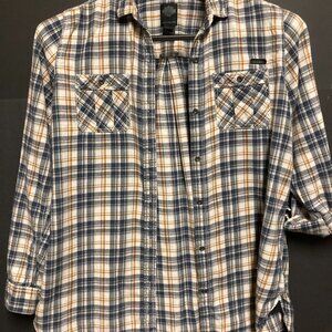 HARLEY DAVIDON WOMENS PLAID SHIRT XL